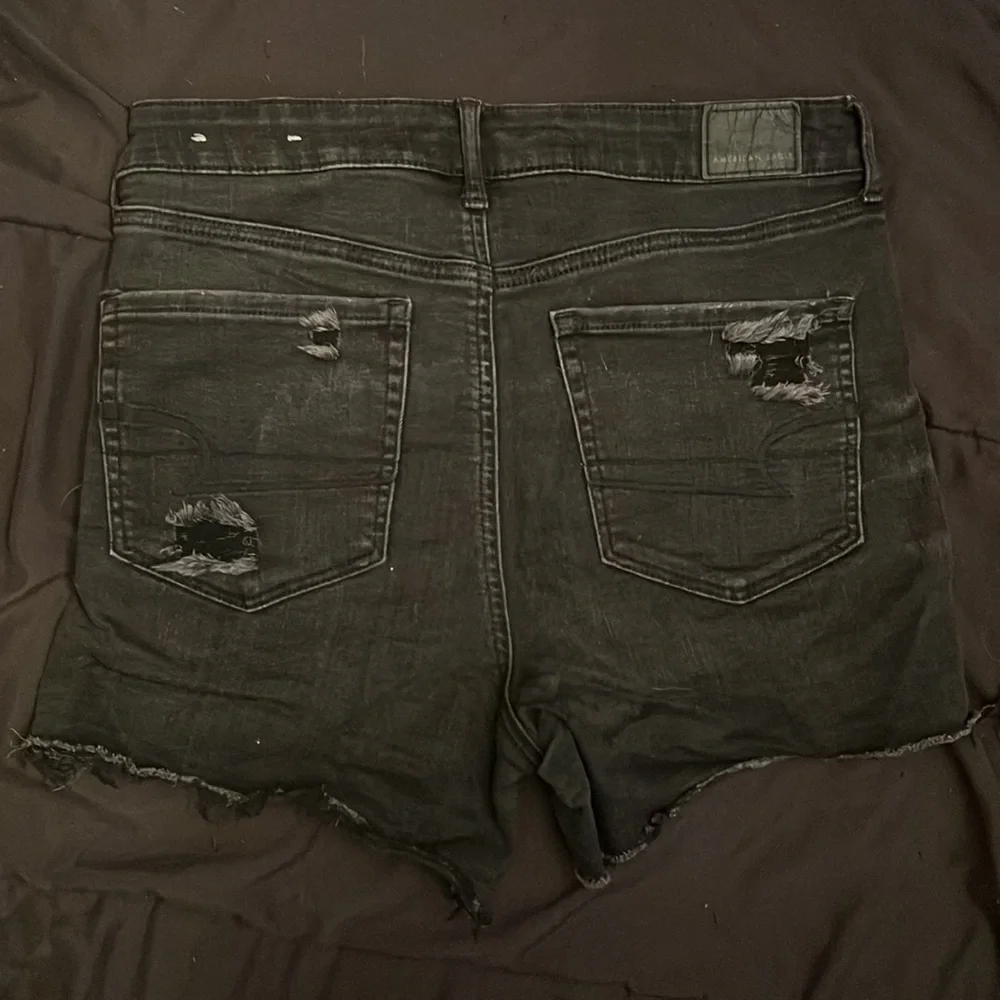 American Eagle Super High Rise Stretch Denim Shorts size 8 - Picture 5 of 7
